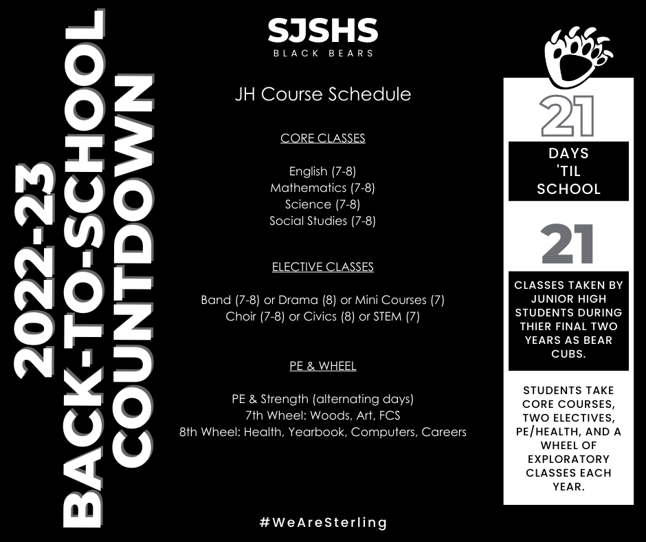 JH Course Schedule